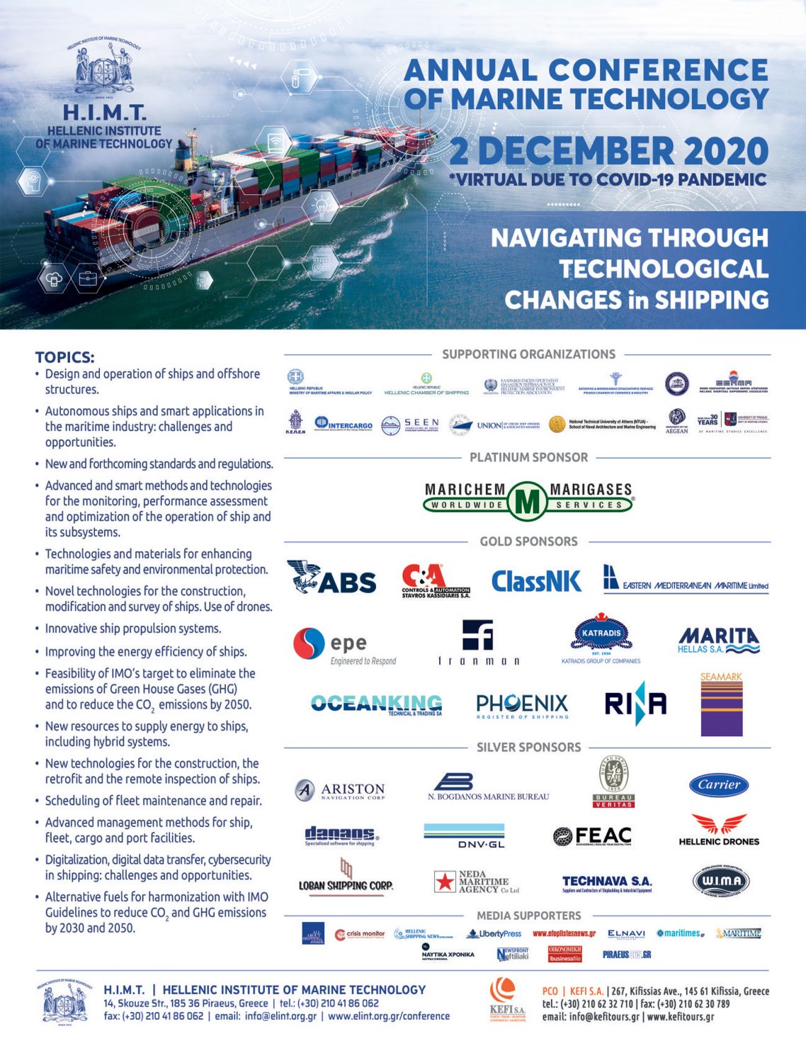 H.I.M.T. Annual Meeting of Marine Technology