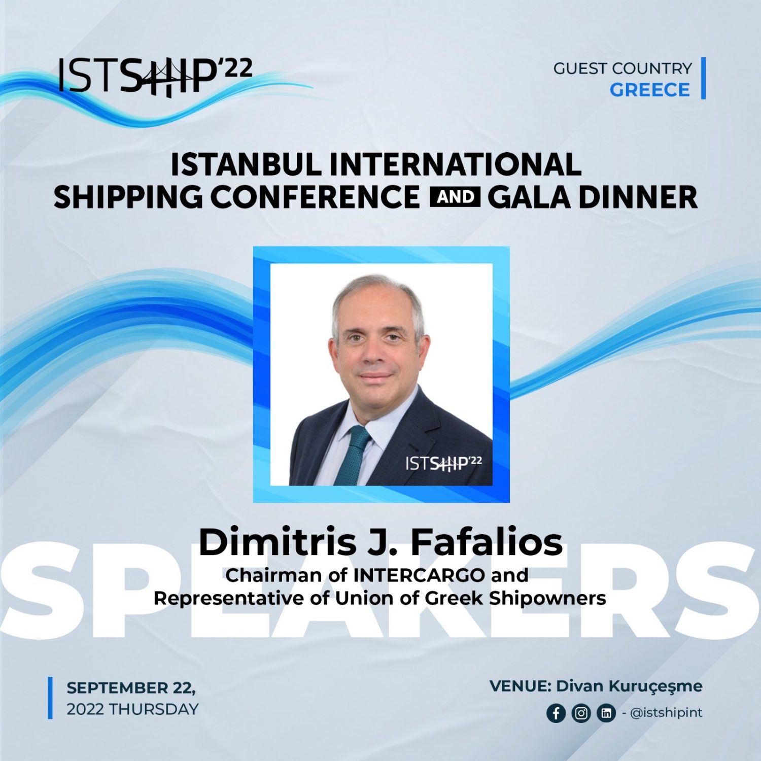 INTERCARGO Chairman at ISTSHIP22