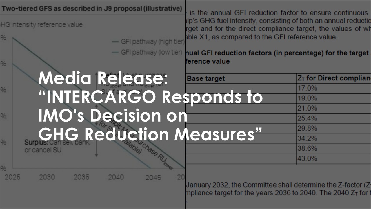 Media Release: “INTERCARGO Responds to IMO's Decision on GHG Reduction Measures”