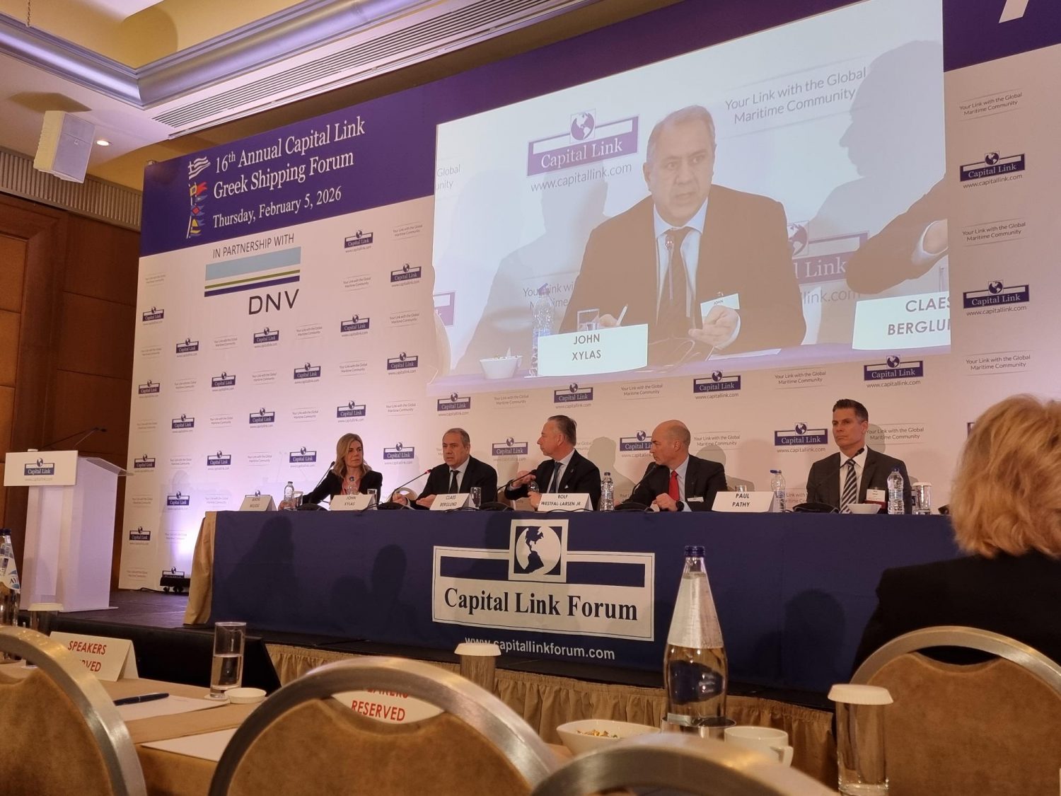 Annual Capital Link Greek Shipping Forum - INTERCARGO Chair's Statement